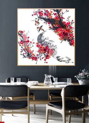 File in trần File gốc in bộ tranh decor treo tường đẹp hoa 5d DC1473 (file gốc) phong thủy