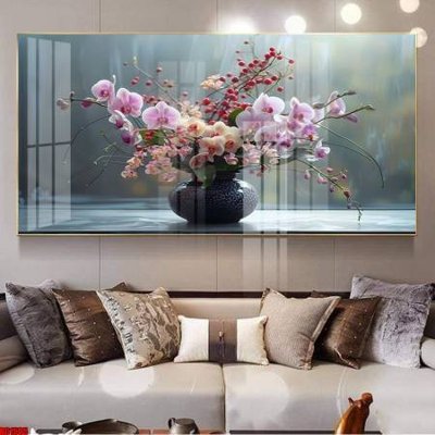 File in ấn File gốc in bộ tranh decor treo tường đẹp hoa 5d DC1505 (bản gốc) chất lượng cao