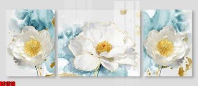 File gốc File gốc in bộ tranh decor treo tường đẹp hoa 5d DC1510 (phong cách) tối giản