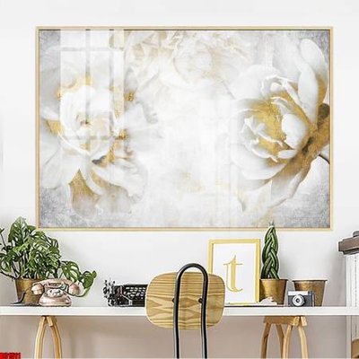 File tranh File gốc in bộ tranh decor treo tường đẹp hoa 5d DC1511 (gốc) in trên kính