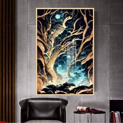 File gốc File gốc in bộ tranh decor treo tường đẹp hoa 5d DC1526 (in mica) trang trí