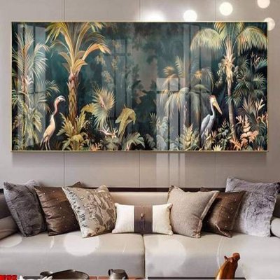 Ảnh gốc File gốc in bộ tranh decor treo tường đẹp hoa 5d DC1612 (nét căng) in mica