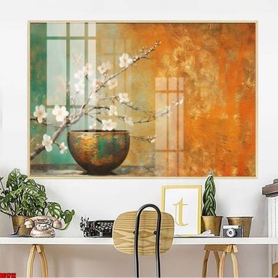 File gốc in ấn File gốc in bộ tranh decor treo tường đẹp hoa 5d DC1712 chuẩn màu CMYK