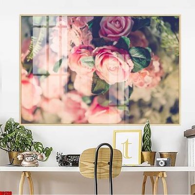 Chi tiết file gốc File gốc in bộ tranh decor treo tường đẹp hoa 5d DC1728 (cho in tráng gương)