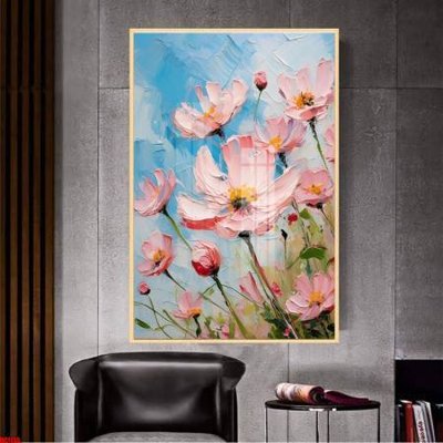 File gốc File gốc in bộ tranh decor treo tường đẹp hoa 5d DC1735 (in 3D) cho trang trí