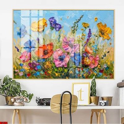 File in mica File gốc in bộ tranh decor treo tường đẹp hoa 5d DC1794 (ảnh gốc) đẹp