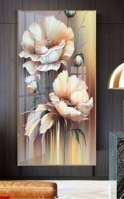 Tải file File gốc in bộ tranh decor treo tường đẹp hoa 5d DC1800 (gốc) làm tranh trang trí