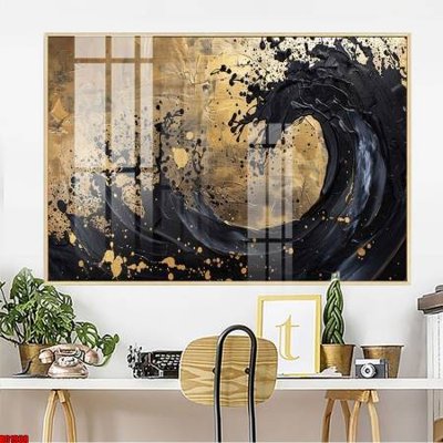 File gốc File gốc in bộ tranh decor treo tường đẹp hoa 5d DC1938 (in lụa) họa tiết 3D