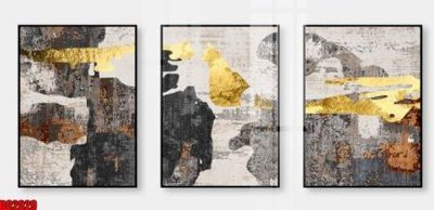 File tranh File gốc in bộ tranh decor treo tường đẹp hoa 5d DC2029 (gốc) phong cách tối giản