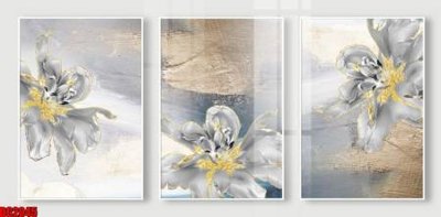 File tranh gốc File gốc in bộ tranh decor treo tường đẹp hoa 5d DC2045 (sắc nét từng chi tiết)