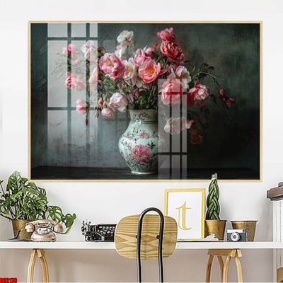 File in trần File gốc in bộ tranh decor treo tường đẹp hoa 5d DC2179 (file gốc) xuyên sáng
