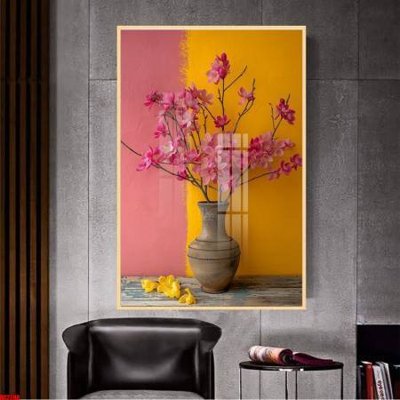 File gốc File gốc in bộ tranh decor treo tường đẹp hoa 5d DC2200 (AI/EPS) cho in ấn