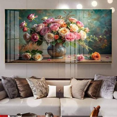 File ảnh File gốc in bộ tranh decor treo tường đẹp hoa 5d DC2205 (gốc) in Hiflex