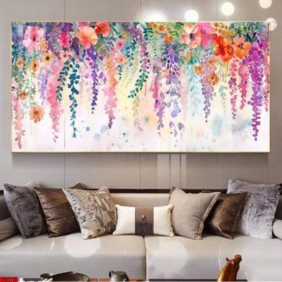 File tranh File gốc in bộ tranh decor treo tường đẹp hoa 5d DC2216 (gốc) chủ đề tĩnh vật