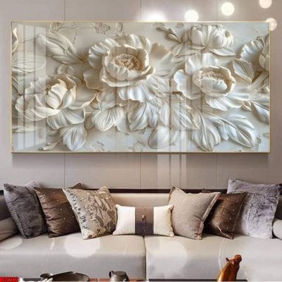 File ảnh File gốc in bộ tranh decor treo tường đẹp hoa 5d DC2282 (gốc) in poster