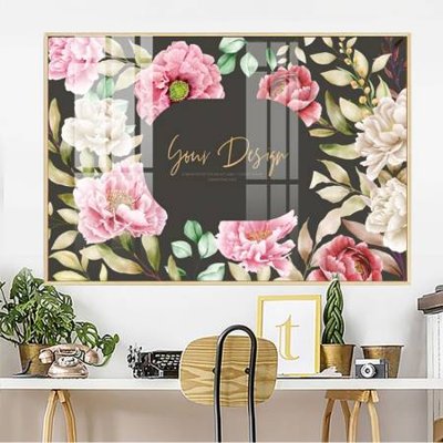 Mua file tranh gốc File gốc in bộ tranh decor treo tường đẹp hoa 5d DC2507 tại Filetranh.com