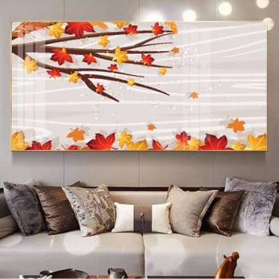 Ảnh gốc File gốc in bộ tranh decor treo tường đẹp hoa 5d DC2522 (nét căng) in mica