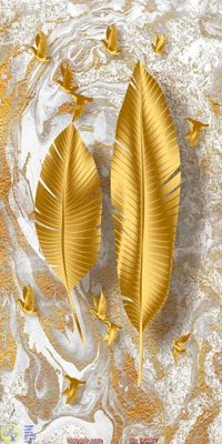 Tải file tranh gốc Tranhlá vàng DC257 chất lượng cao