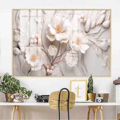 File in trần File gốc in bộ tranh decor treo tường đẹp hoa 5d DC2618 (file gốc) hoa văn 3D
