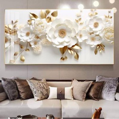 File ảnh File gốc in bộ tranh decor treo tường đẹp hoa 5d DC2652 (gốc) in decal dán tường