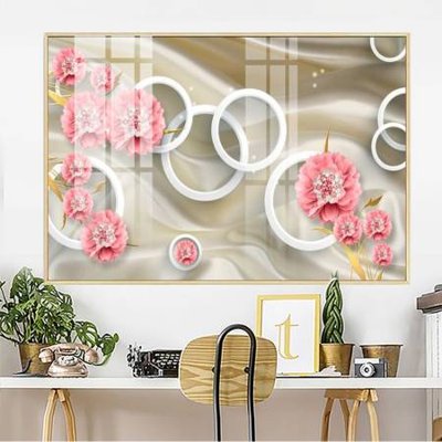 File in mica File gốc in bộ tranh decor treo tường đẹp hoa 5d DC2669 (bản gốc) siêu trong
