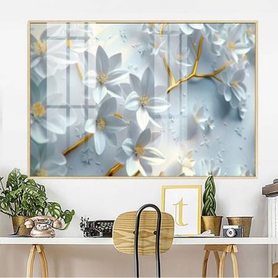 File tranh File gốc in bộ tranh decor treo tường đẹp hoa 5d DC2676 (ảnh gốc) chi tiết rõ ràng