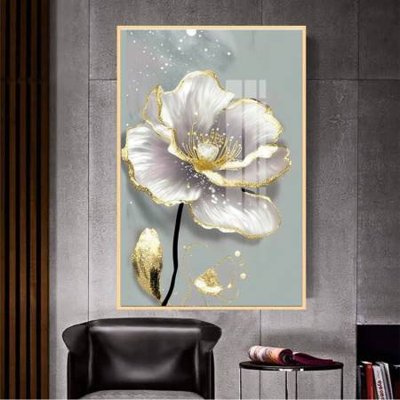 File gốc File gốc in bộ tranh decor treo tường đẹp hoa 5d DC2708 (cho in UV) siêu nét