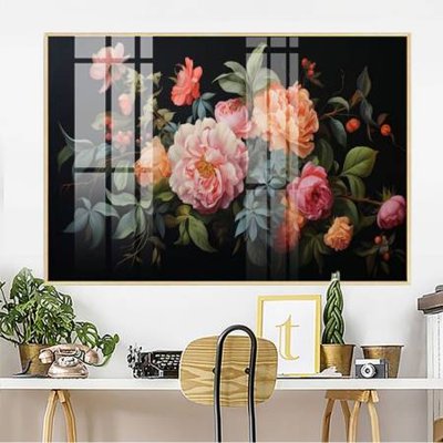 Tải file tranh File gốc in bộ tranh decor treo tường đẹp hoa 5d DC2726 (ảnh gốc) ngay