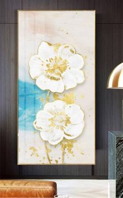 File gốc in ấn File gốc in bộ tranh decor treo tường đẹp hoa 5d DC2765 chuẩn màu CMYK