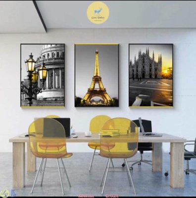 File tranh Tranh treo tháp eiffel DC278 (ảnh gốc) in trần nhà