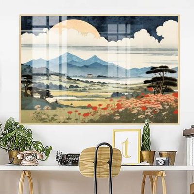 File tranh File gốc in bộ tranh decor treo tường đẹp hoa 5d DC2848 (ảnh gốc) độc quyền