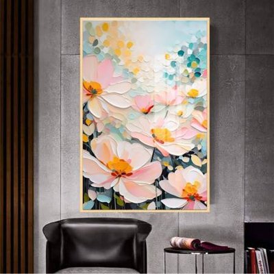 File tranh in tráng gương File gốc in bộ tranh decor treo tường đẹp hoa 5d DC2861 (siêu nét)