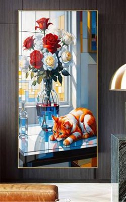 Download file tranh File gốc in bộ tranh decor treo tường đẹp hoa 5d DC2865 (file gốc PSD)