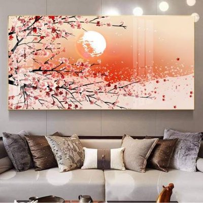 Tải về hình ảnh gốc File gốc in bộ tranh decor treo tường đẹp hoa 5d DC2868 sắc nét