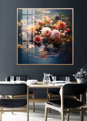 File in mica File gốc in bộ tranh decor treo tường đẹp hoa 5d DC2908 (bản gốc) siêu trong