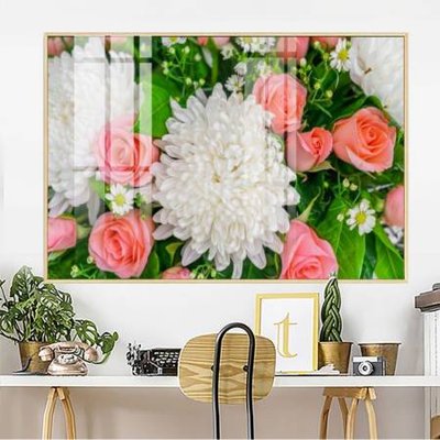 Chi tiết file ảnh File gốc in bộ tranh decor treo tường đẹp hoa 5d DC2917 sắc nét