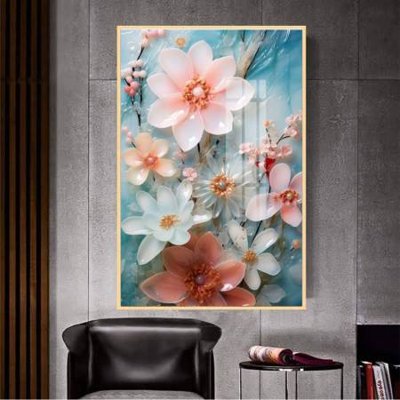File in trần File gốc in bộ tranh decor treo tường đẹp hoa 5d DC2947 (bản gốc 3D) sống động