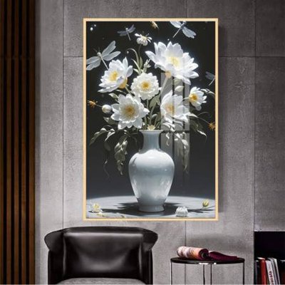 Tải file gốc File gốc in bộ tranh decor treo tường đẹp hoa 5d DC2997 dùng cho in ấn