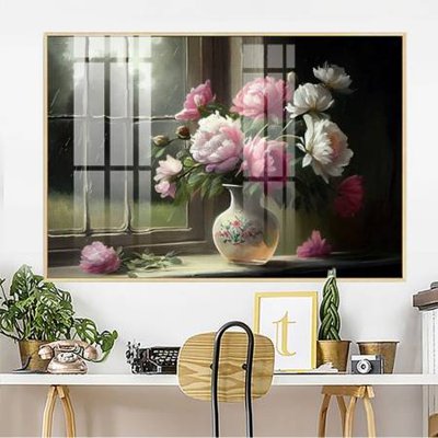 File gốc in mica File gốc in bộ tranh decor treo tường đẹp hoa 5d DC3035 chất lượng