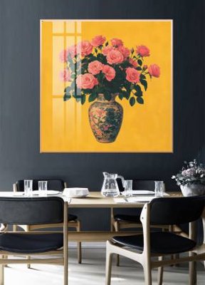 Hình ảnh gốc File gốc in bộ tranh decor treo tường đẹp hoa 5d DC3095 (để in khổ lớn)