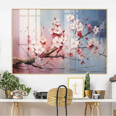 File gốc File gốc in bộ tranh decor treo tường đẹp hoa 5d DC3105 (in tráng gương) nghệ thuật