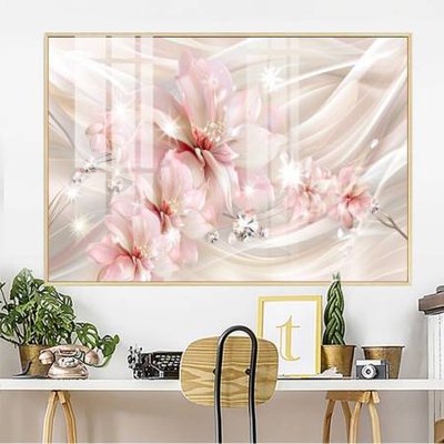 Tải file File gốc in bộ tranh decor treo tường đẹp hoa 5d DC3162 (gốc) in tranh tráng gương