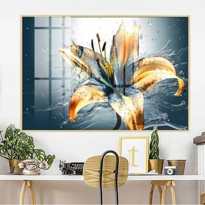 File tranh gốc File gốc in bộ tranh decor treo tường đẹp hoa 5d DC3164 (bản đẹp) độc quyền