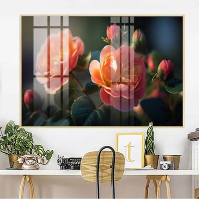 Hình ảnh file gốc File gốc in bộ tranh decor treo tường đẹp hoa 5d DC3188 (chất lượng cao)