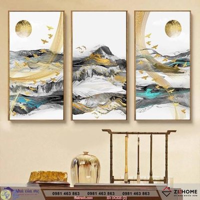 File in mica Tranh treo hiện đại DC325 (bản gốc) sắc sảo