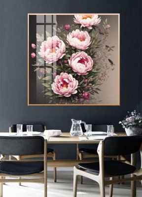 File gốc File gốc in bộ tranh decor treo tường đẹp hoa 5d DC3348 (cho in ấn) độc quyền