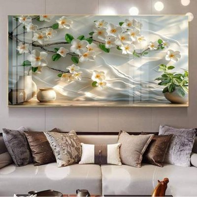 File gốc File gốc in bộ tranh decor treo tường đẹp hoa 5d DC3365 (in mica) trang trí