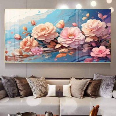 File tranh File gốc in bộ tranh decor treo tường đẹp hoa 5d DC3373 (gốc) chủ đề thiên nhiên