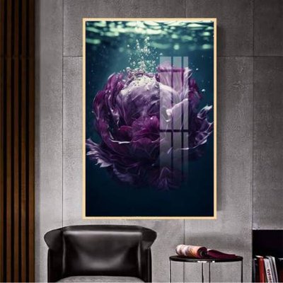 File tranh trang trí File gốc in bộ tranh decor treo tường đẹp hoa 5d DC3379 (file gốc)