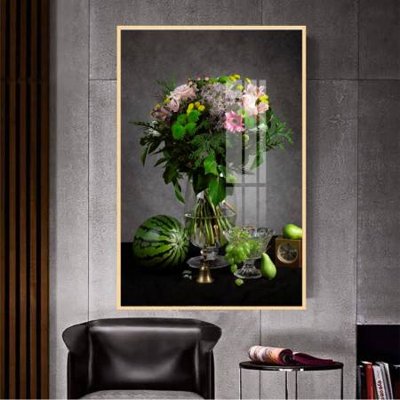 Tải file File gốc in bộ tranh decor treo tường đẹp hoa 5d DC3395 (gốc) chủ đề phong thủy